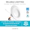 Luxrite 5/6 Inch LED Recessed Can Lights 5 CCT 2700K-5000K 14W (90W Equivalent) 1100LM Dimmable 4-Pack LR23795-4PK - alternate 6